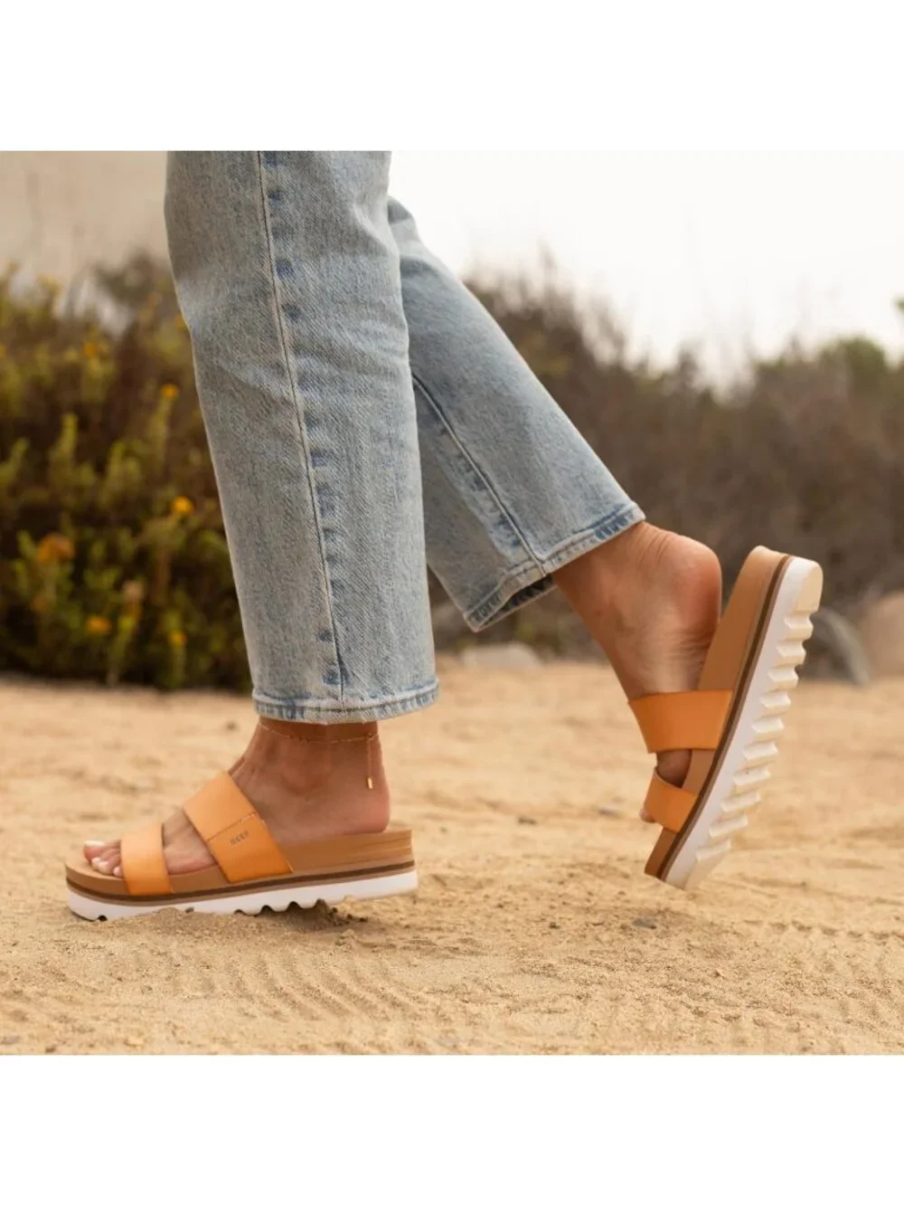 Women's Natural Arch Support Ultra Soft Cushion Footbed Platform Sandal Shoes